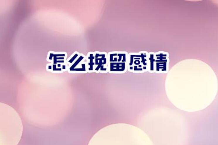 挽留感情公司会怎么样呢？